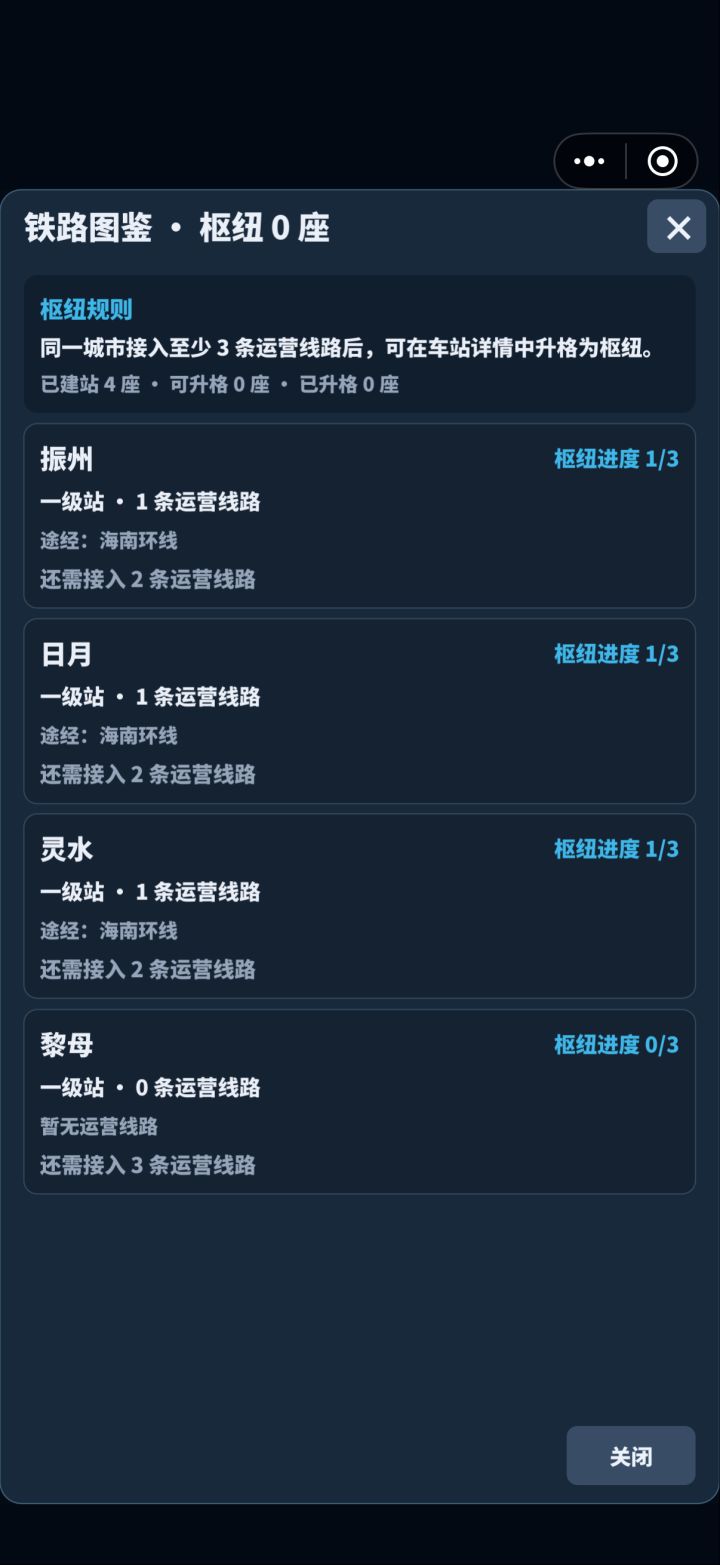 添加了枢纽图鉴截图