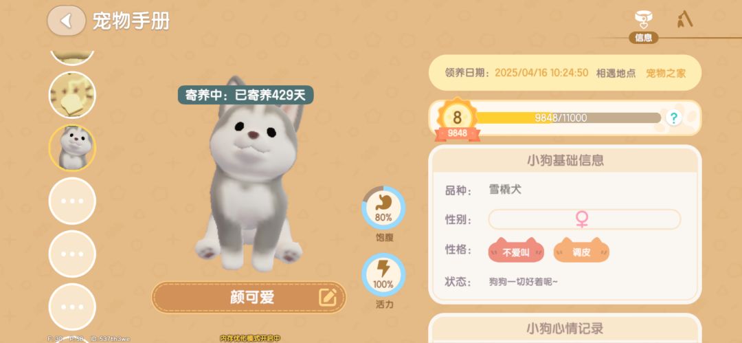 看看你们的小狗寄养多久了 1