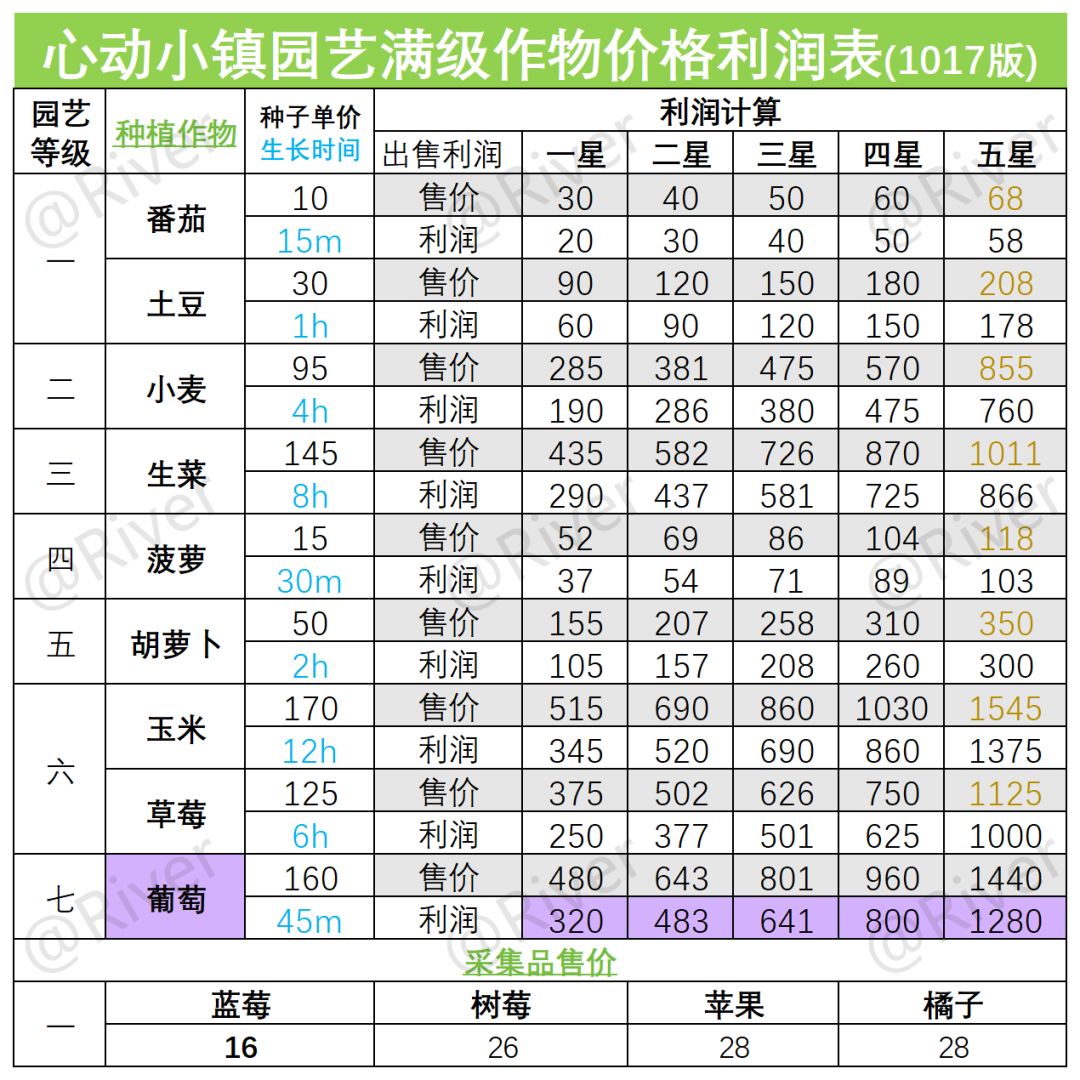心动小镇🍇新品葡萄种植烹饪利润它来了! 3