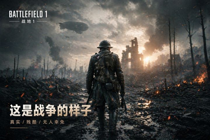 【战地 1】当一战炮火穿透屏幕:这可能是最爷们的 FPS 教科书!截图