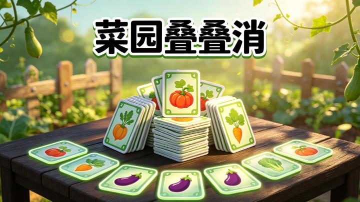 层层蔬菜卡牌,点错直接满槽翻车截图