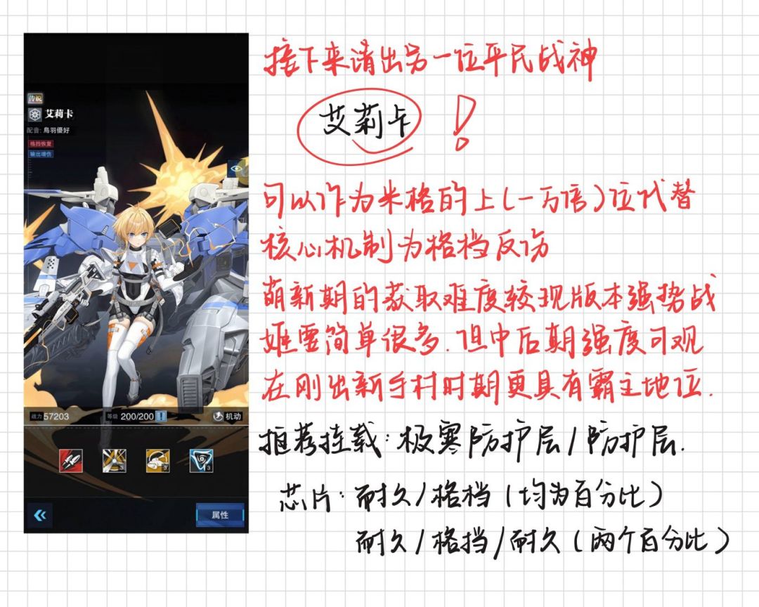 萌新攻略-day1之前期战姬选择（一） 2