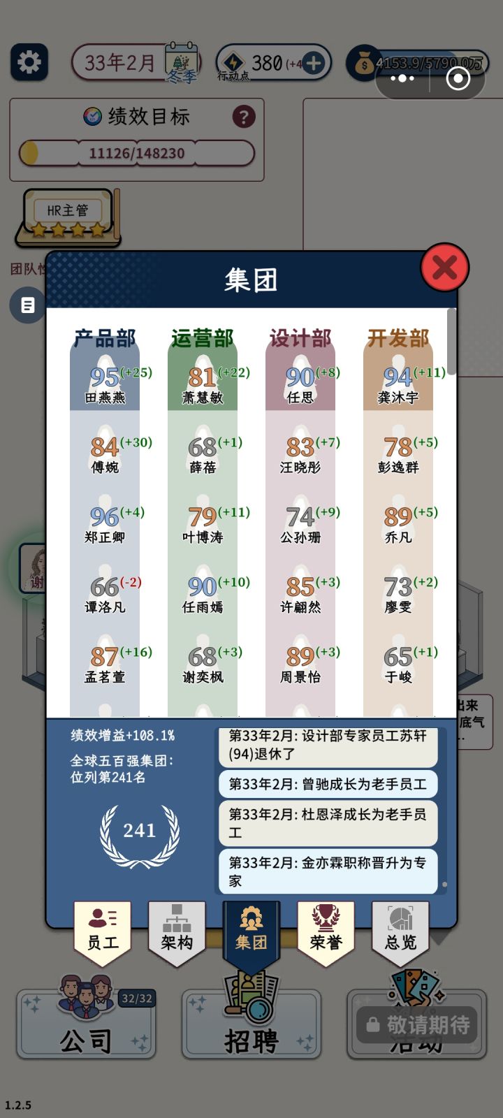 进500强了不容易30年的时候就很难完成绩效拿奖了截图