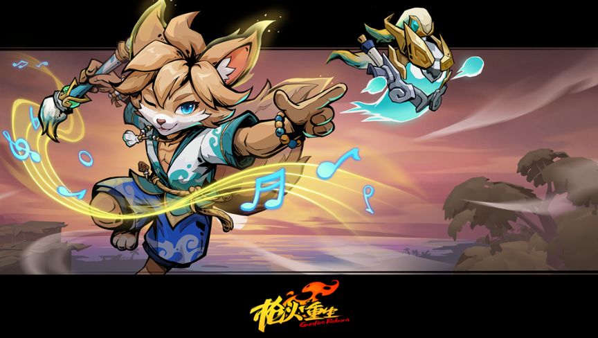 《枪火重生》DLC月海弦音首曝,两英雄四把新武器登场 2