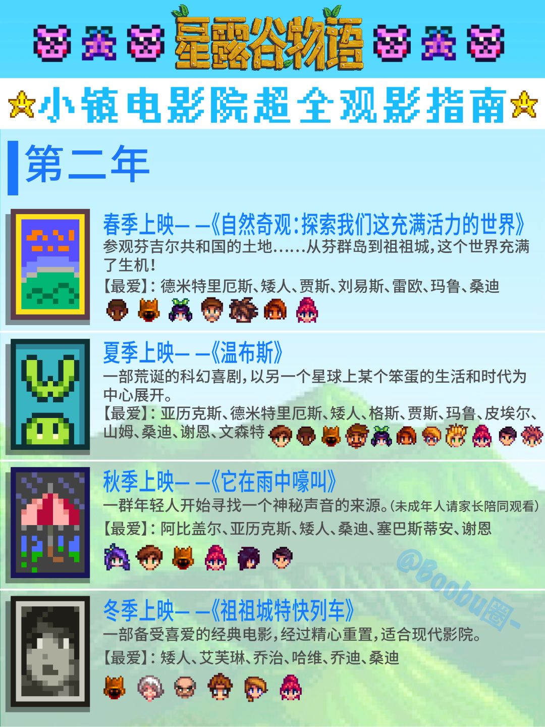 🌟星露谷🎬超实用的电影院观影指南攻略 2