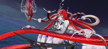 【皮肤展示】伊邪那美觉醒及韵彩皮肤「沧寂」