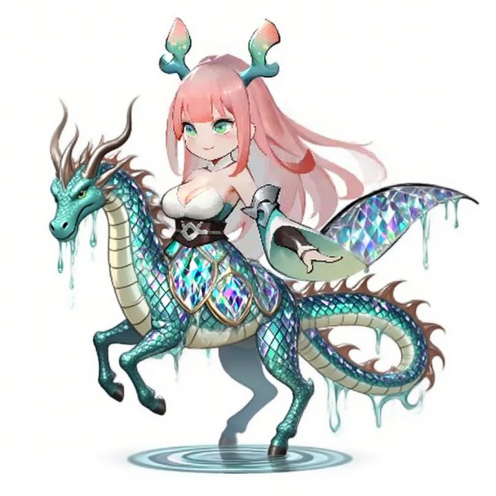 #道友坐骑共创 镜影龙马坐骑截图