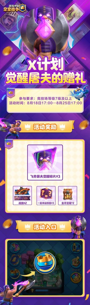 集皇冠福利｜飞斧屠夫觉醒碎片赶紧来领！