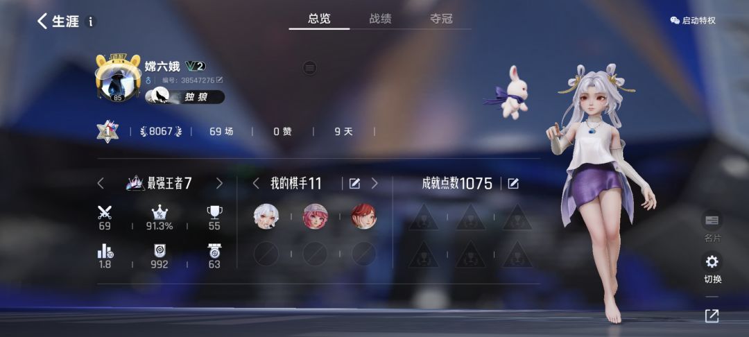 终于上王者了 1