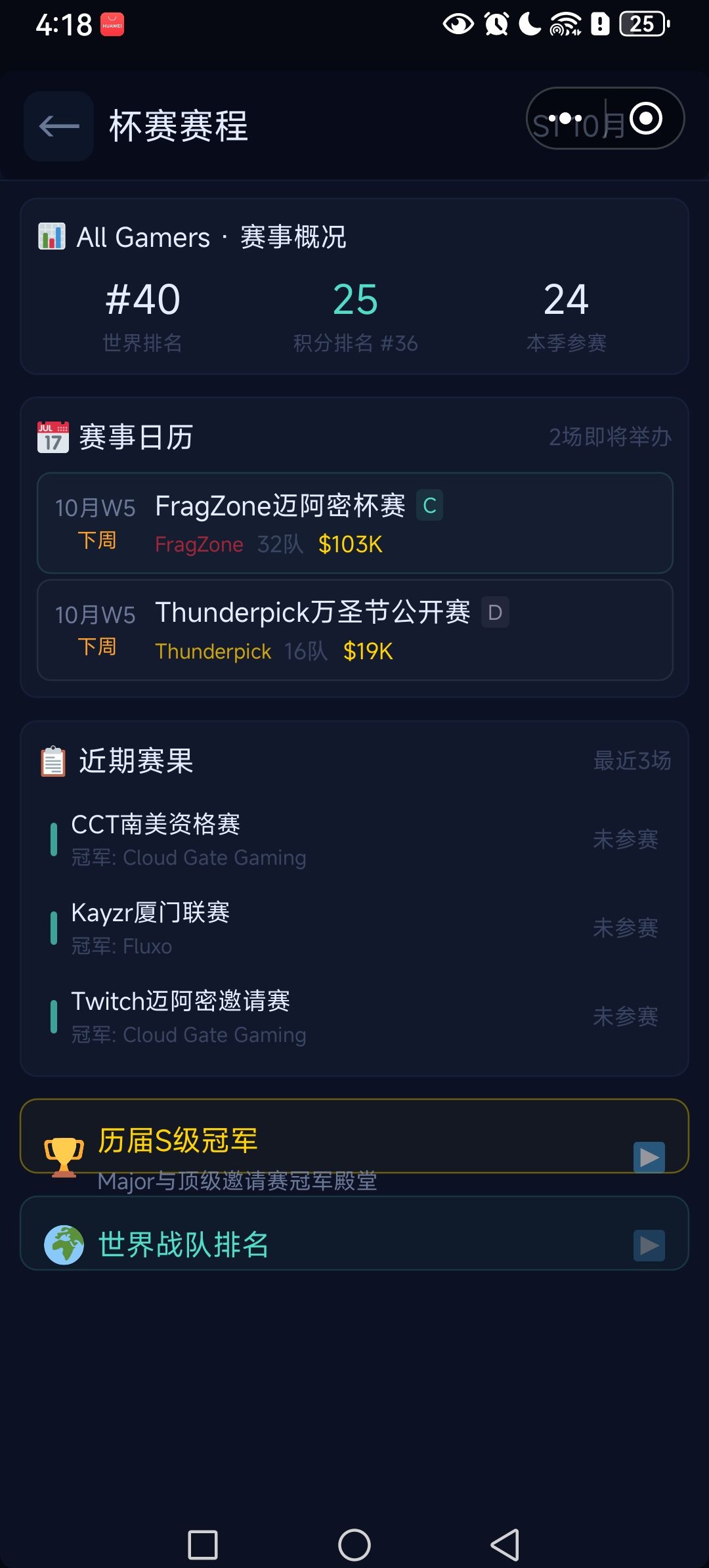 请问好几个月了一直没打比赛是什么情况? 1