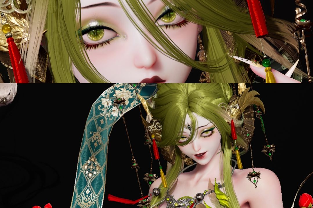【朔月神临】前八色盘染色搭配分享 9