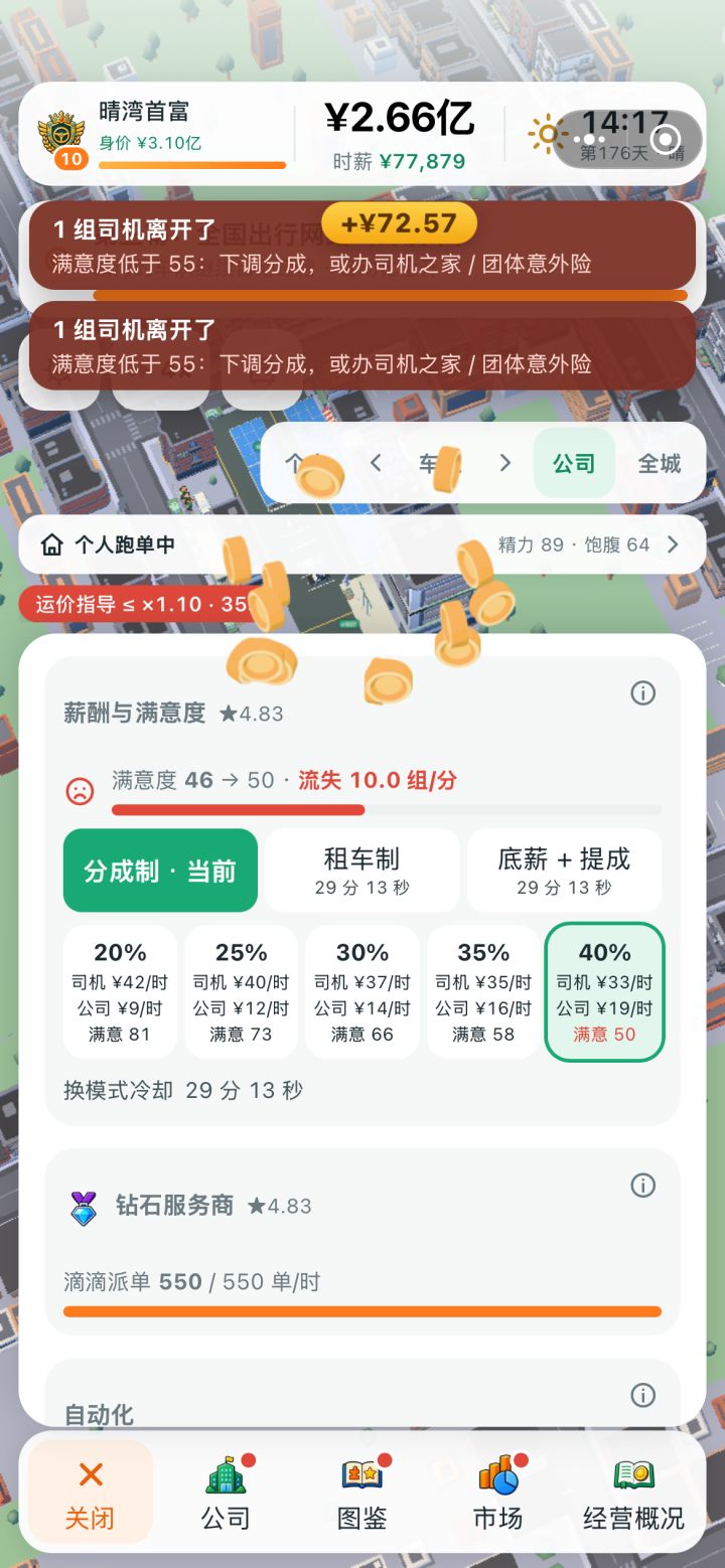果然经营公司更需要动脑截图