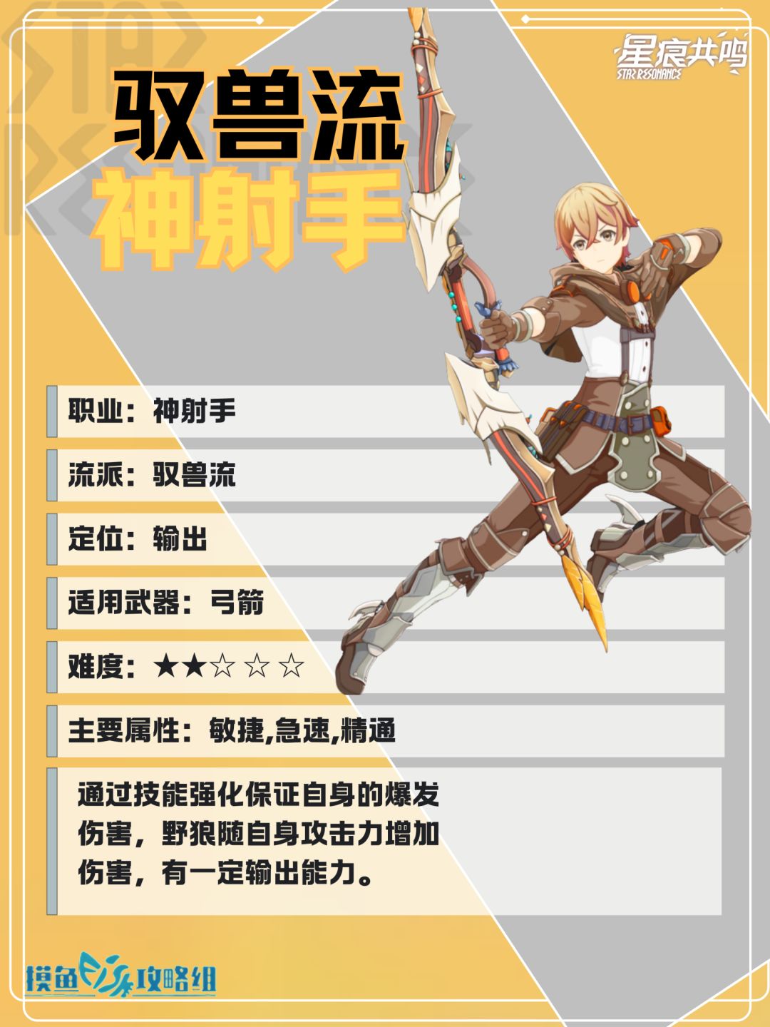 神射手驭兽流培养攻略 2