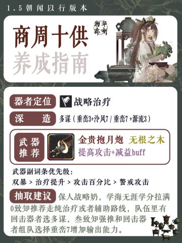 【物华弥新】特出战略「商周十供」养成指南