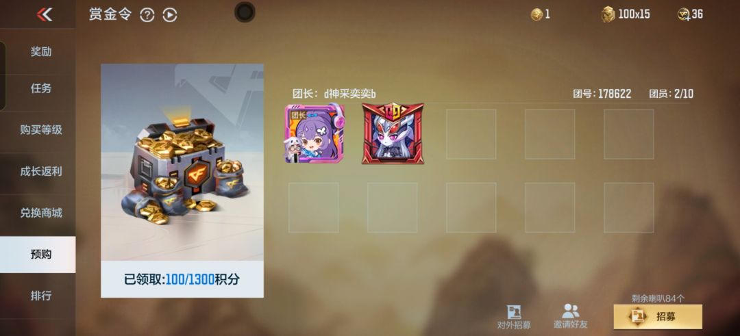 赏金令开团 1