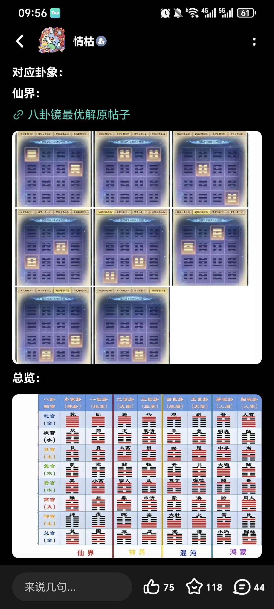 收到很多道友反馈八卦镜看的眼睛疼的问题，这里我优化了一下截图
