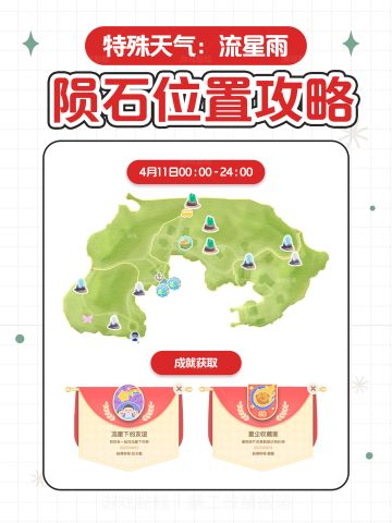 心动小镇4月11日陨石位置攻略 24点截止