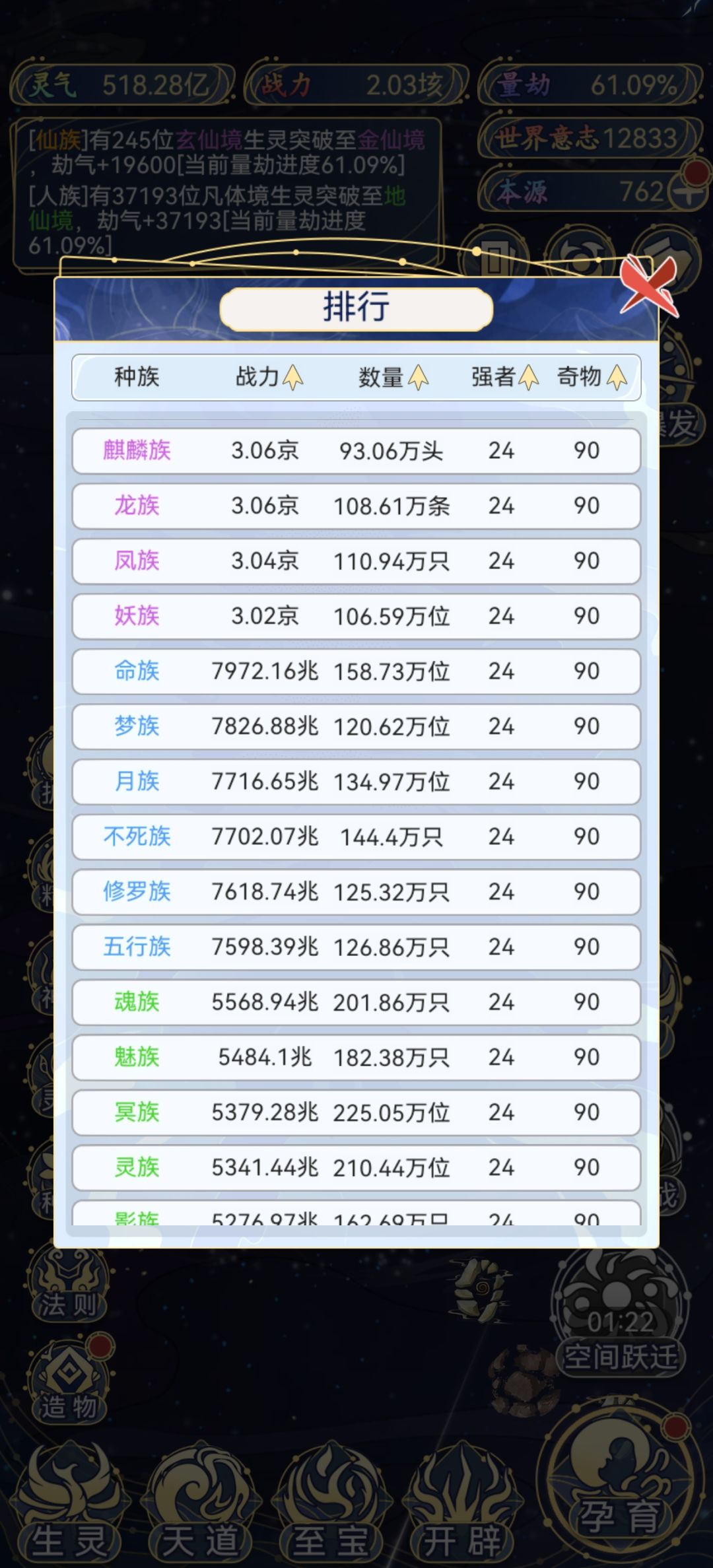 不借助时间道祖之力 全种族发展满科技进入“垓”时代！ 3