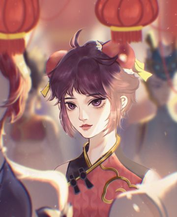 “要一起逛灯会吗？”#游戏图文新春挑战#同人二创