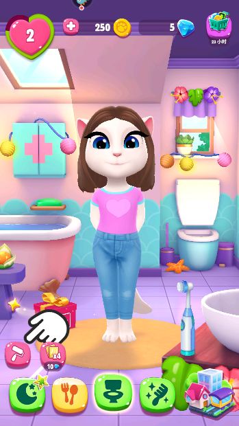 《我的安吉拉2》怎么给安吉拉换衣服呢？