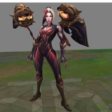 Uzi卡莎名人堂皮肤局内建模曝光！你给几分