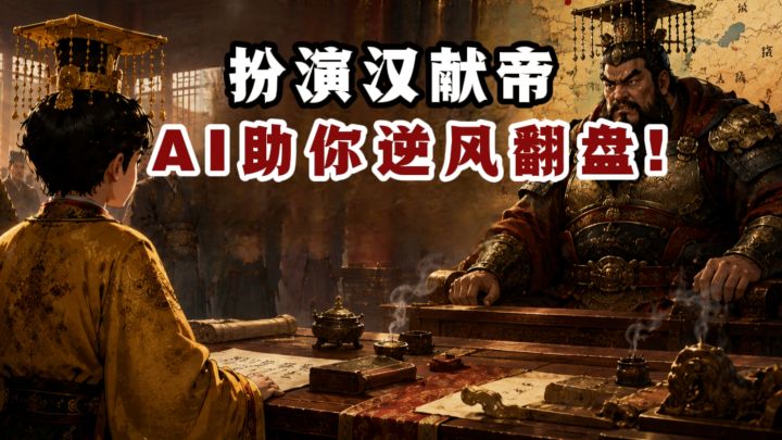 开局扮演汉献帝❗️AI模型助你逆风翻盘❗️截图