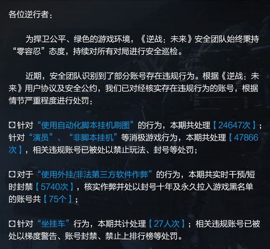 挂哥锐减,逆战未来绿玩体验提升截图