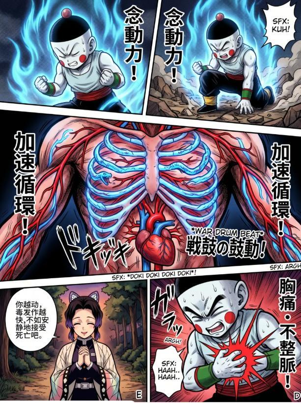 【跨番对决】蝴蝶忍VS 饺子 4