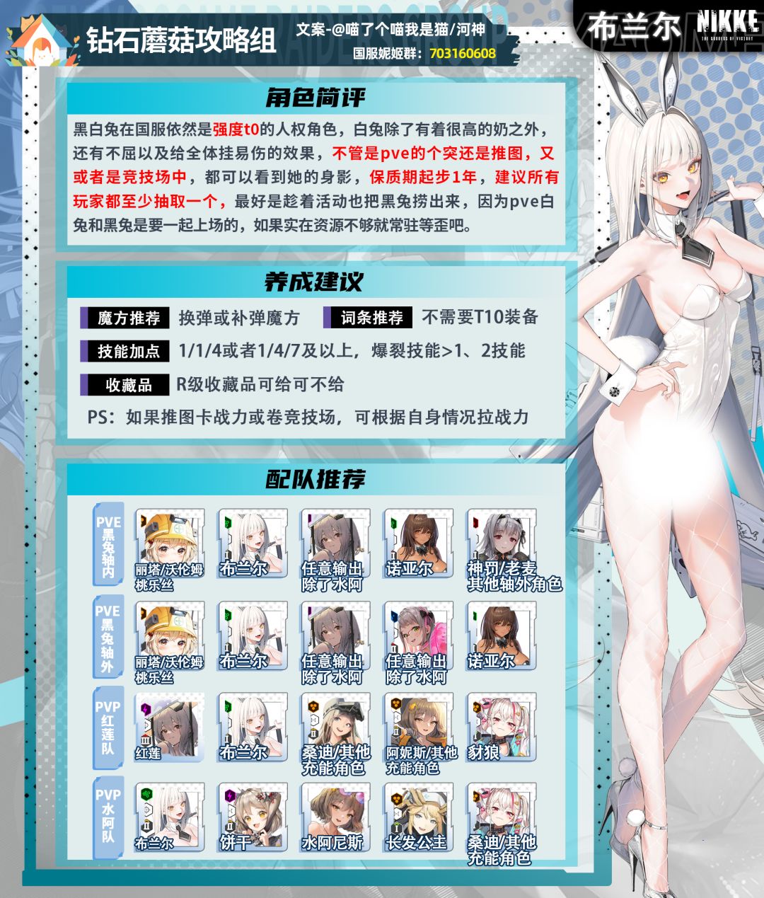黑白兔一图流,pvp配队,抽取建议注意事项 1