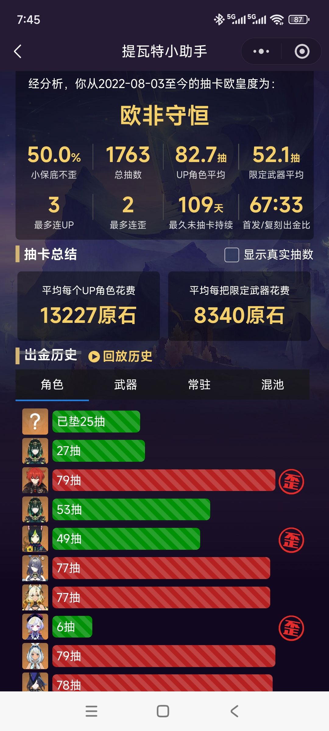 270,2次全歪,还能1+1 2
