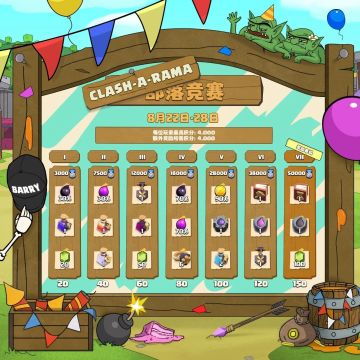 8月部落竞赛来啦！冲冲冲！