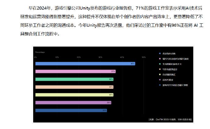 游戏公司谈AI技术大幅节省工时# 1