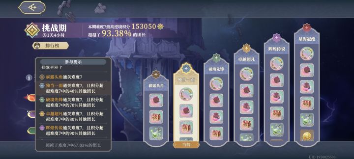 逆境积分排名怎么上下不一致截图