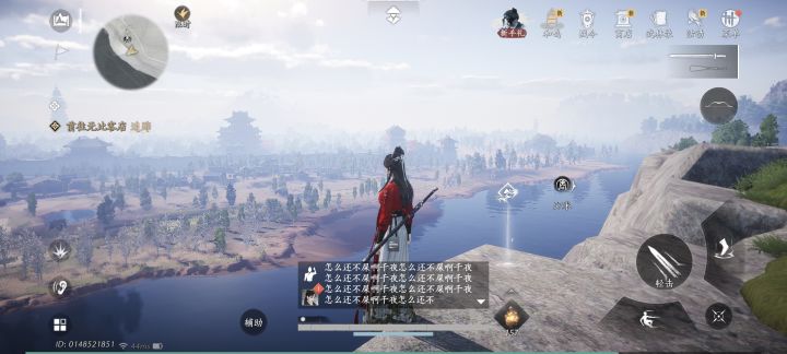 来个萌新一起找个帮派玩。截图