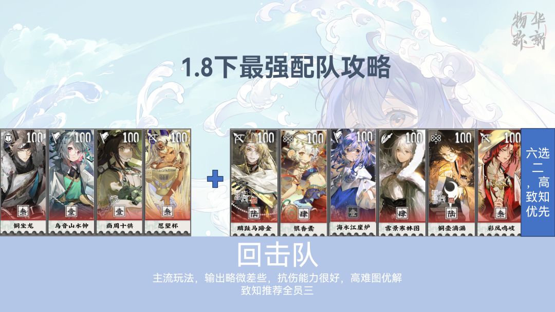 1.8下最强配队攻略 2