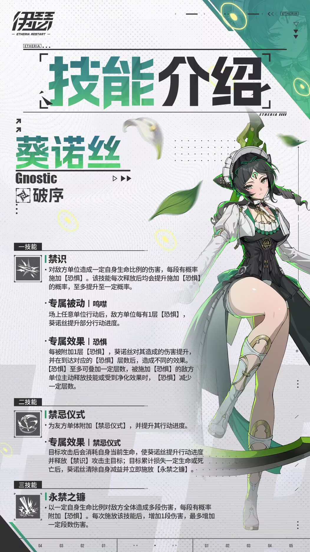 《伊瑟》新异格者葵诺丝登场!恐惧叠层输出机制曝光 2