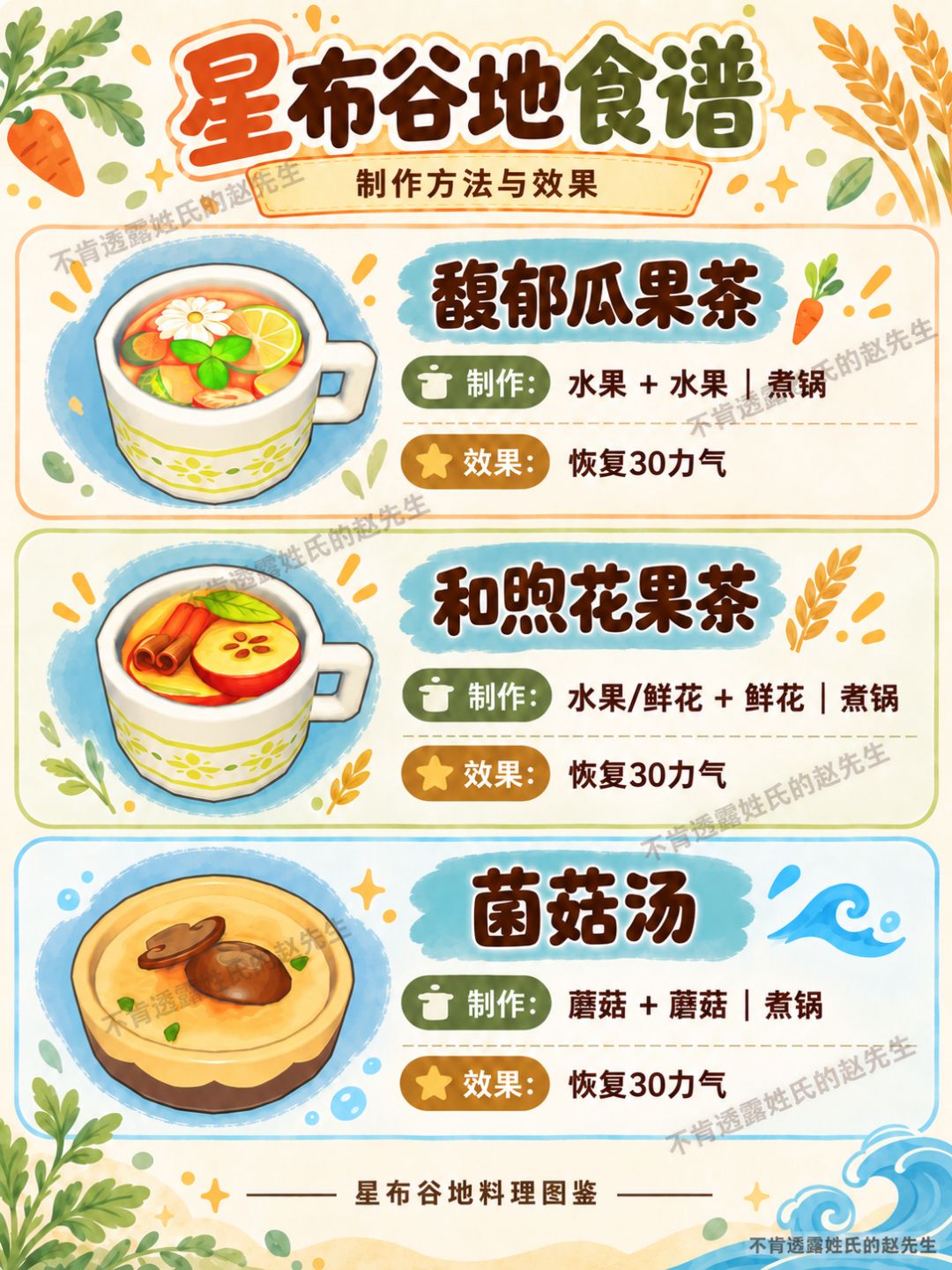 星布谷地食谱 6