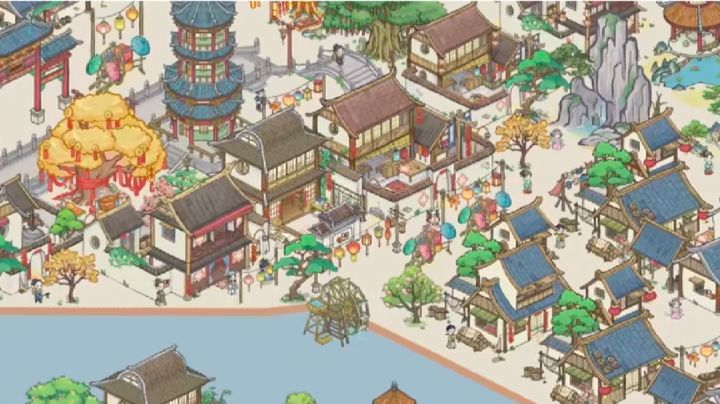所以说宣传视频里的白色地面和围墙,假山……什么时候能出?截图