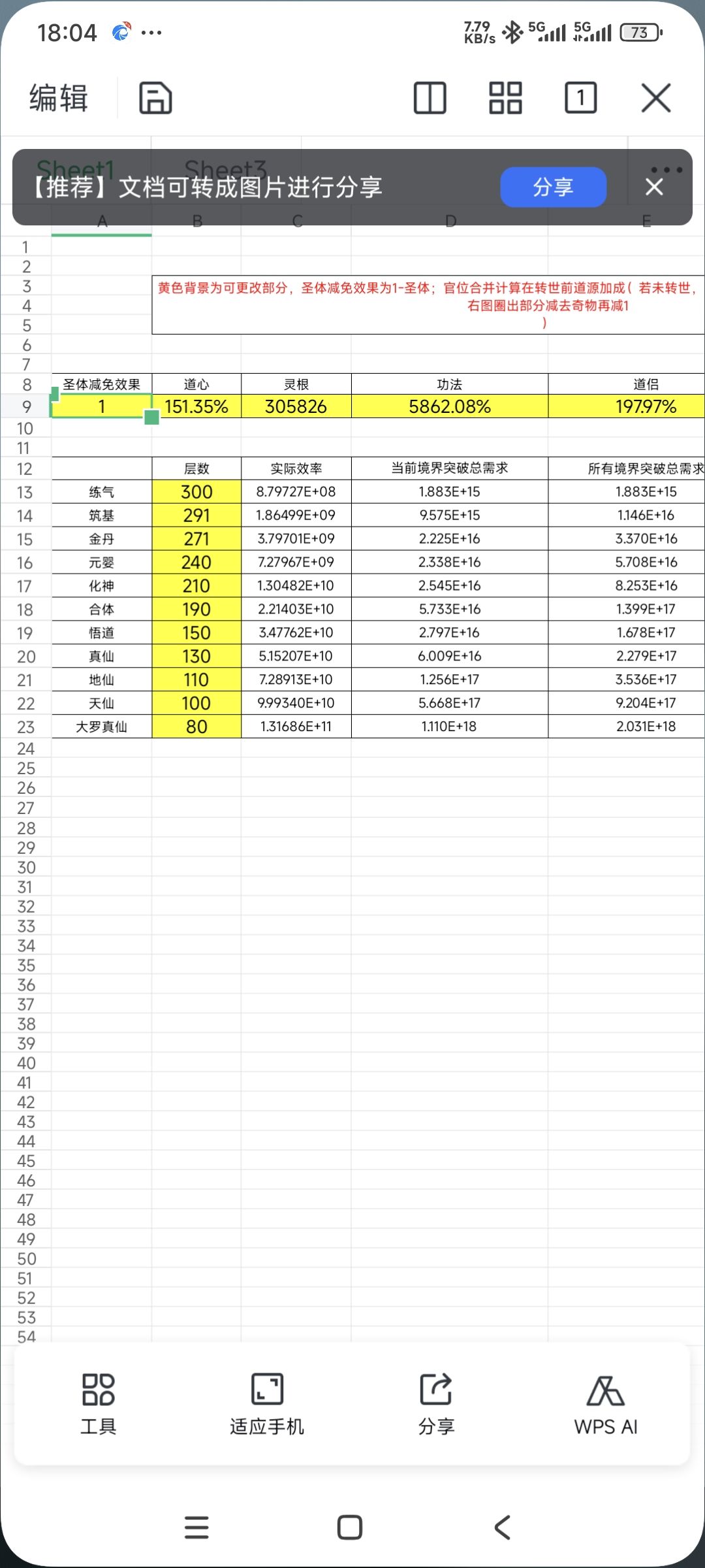 详解突破道行需求与突破时增加效率 2
