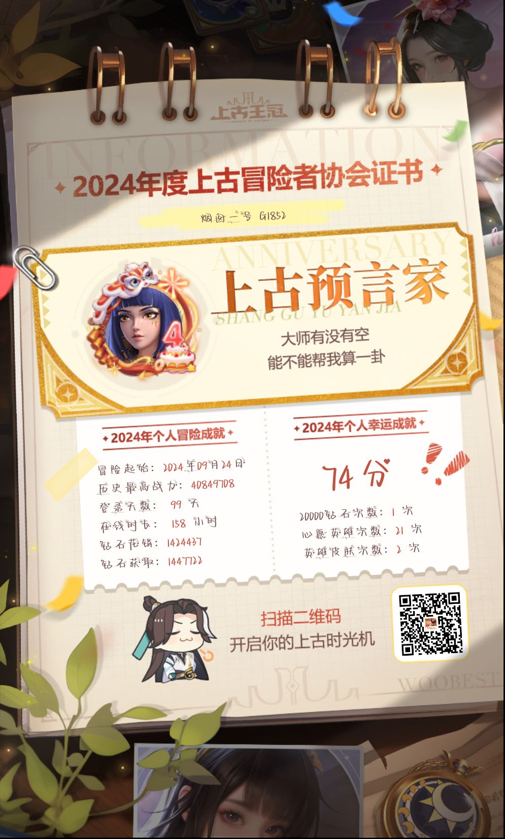 还得是欧皇不看刻度 1