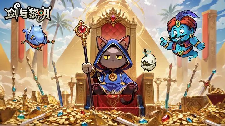 化身魔法猫咪,在地下城扔掉大脑,无限爽玩吧!截图