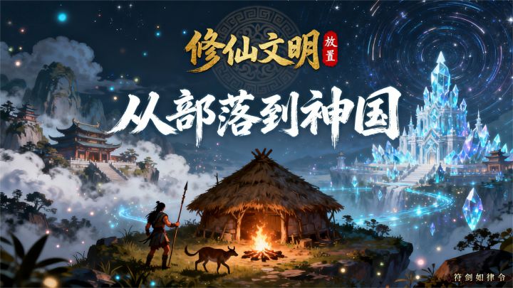 游戏链接已更换为<修仙文明放置>截图