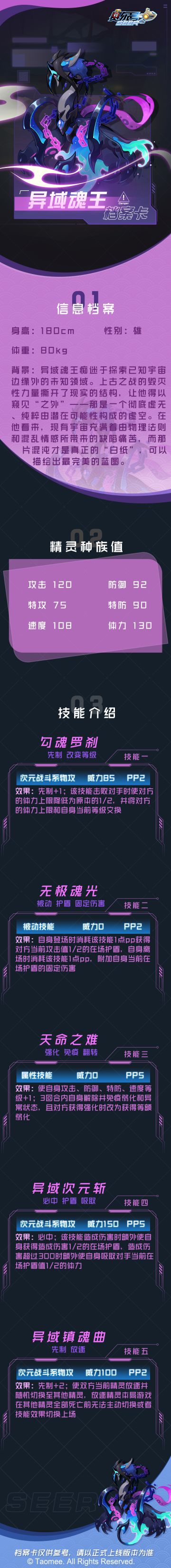 《赛尔号》异域魂王-档案卡