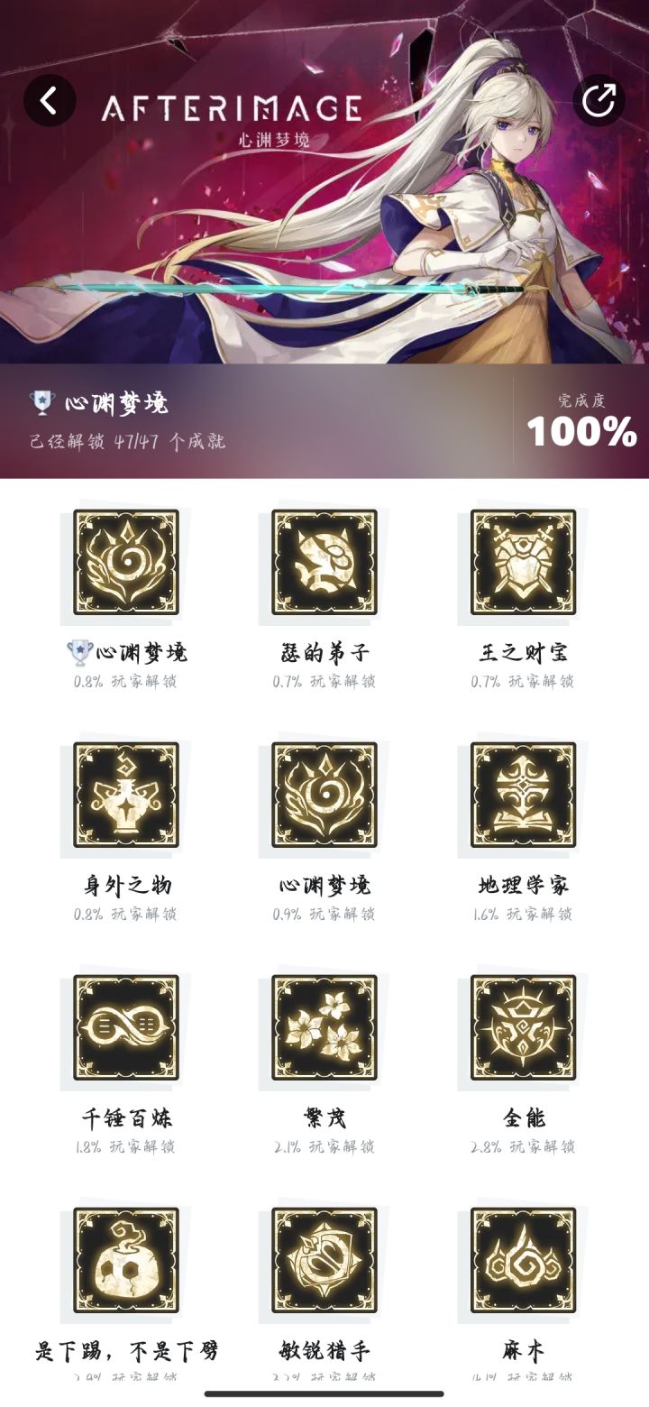 全成就记录截图