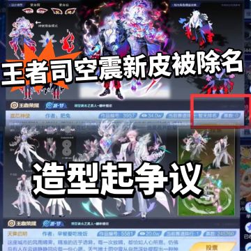 王者司空震新皮有变动！最帅的被除名