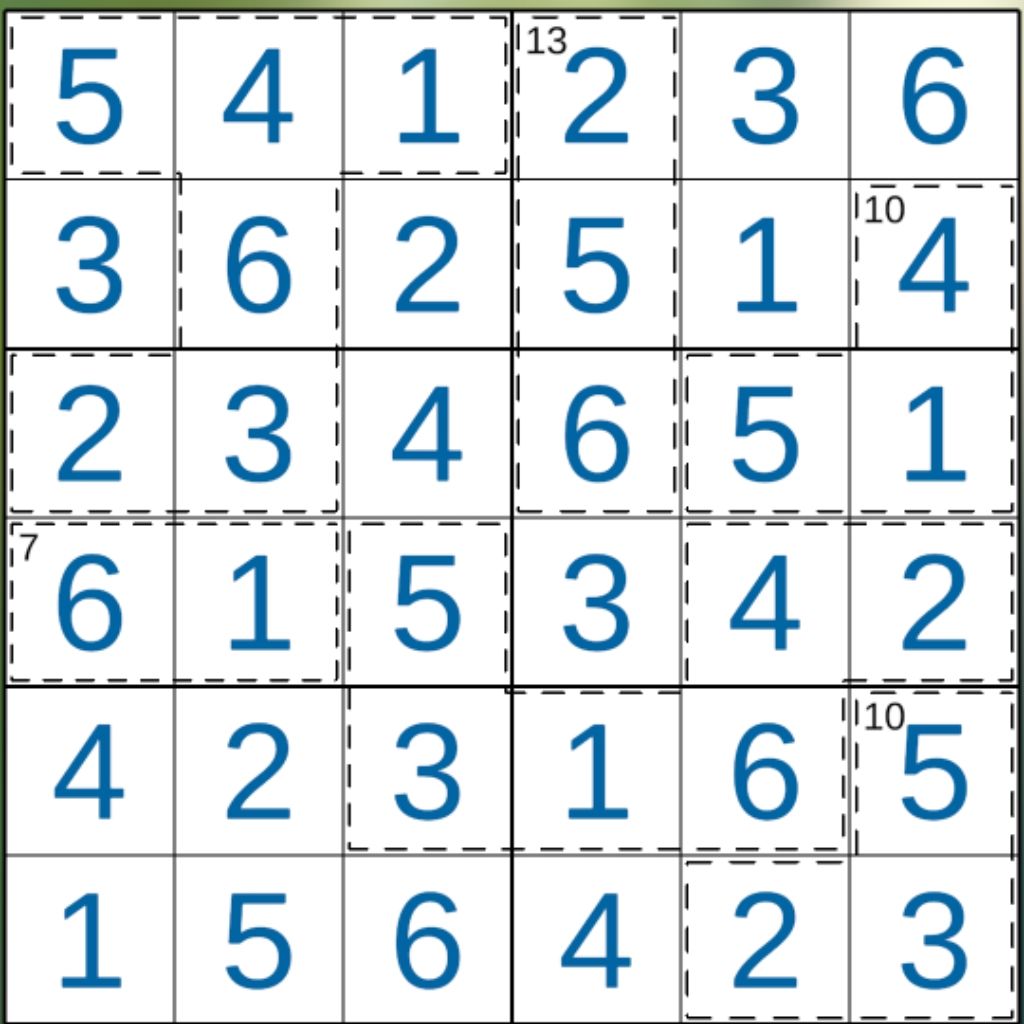 杀手数独第13~24关 3