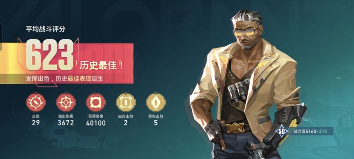 全场623分!我的又一个历史佳绩,全场压制截图
