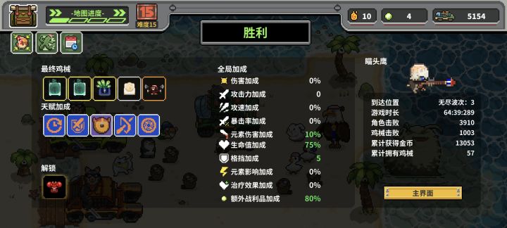 瞄头鹰天赋三机械幸存者通关截图