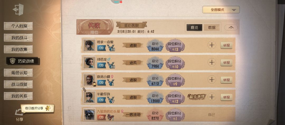 这排位排的正常吗? 4