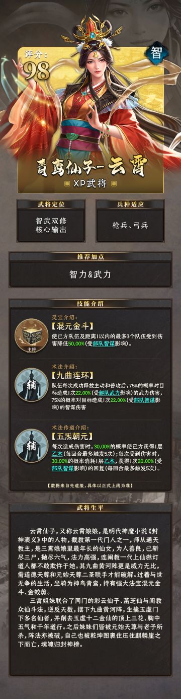 XP武将前瞻爆料丨青鸾仙子、花翎‌仙子陆续登场！